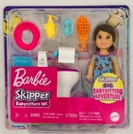 Nib Mattel Barbie Skipper Babysitters Inc. Toddler Doll With Toilet Toy Set New. Price: $19.95.