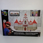 New Super Mario Bros Movie Mushroom Kingdom Castle W/ & Peach Figures. Price: $19.19.