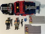 Hasbro G.i. Joe X Transformers Soundwave Thunder Machine Vintage Thrasher Zandar Used. Price: $80.00.
