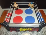 Wwe Rumblers Blast & Bash Battle Ring Arena With Two Wrestling Figures. Works! Used. Price: $48.00.