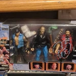Jakks Pacific Wwf Playset Undertaker Steve Austin Mick Foley Signed New. Price: $150.00.