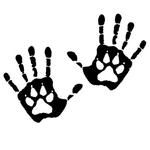 Dog Paw Hand People Love Animal Care Rescue Puppy Vinyl Decal Sticker (DH-1) New. Price: $7.00.