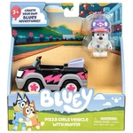 Bluey Pizza Girls Vehicle With Muffin Figurine Toy New Box. Price: $19.99.