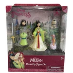 Disney Parks Mulan Dress Up Figure Set New In Box. Price: $34.99.