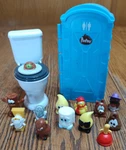 13 Poopeez 2017 Series Figures, Porta Potty Storage Case & Toilet Launcher Used. Price: $19.99.
