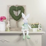 Northlight 24" White Green Boy Bunny Rabbit Easter Spring Table Top Figure New. Price: $40.31.