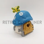 Puffi Schleich Bully - 40011 Small Cottage House Blue Usato. Price: $52.77.