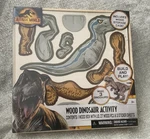 Jurassic World Dominion Wood Dinosaur Activity - Build, Stickers, Store New 3+. Price: $11.95.