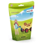 Schleich Farm World Puppy Wagon Ride Animal Figure 42543 New. Price: $16.99.