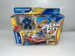 Wwe Slam City Launch 'n Crash Car Playset With John Cena Figure Damaged Box New!. Price: $35.00.