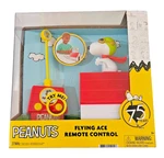 New Just Play Peanuts 75 Years Snoopy Dog House Flying Ace Remote Control. Price: $29.59.