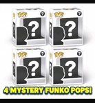 Random Funko Pop Mystery 4 Pack New Condition Figure Gift No Duplicates (chases). Price: $19.89.