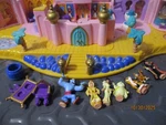 Vintage 1996 Bluebird Toys Polly Pocket Disney Aladdin Royal Palace Playset 100% Used. Price: $400.00.
