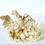 Rustic Rooster Hen Chicks Chicken Coop Farmhouse Country Figurine - M728.1 Used. Price: $8.77.