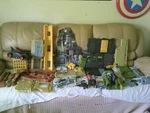 Justice League Ultimate Battleground Playset With Extra Figures, & Batmobile Used. Price: $120.75.