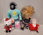 Illumination Sing Ash Johnny Gunter Ty Mike Plush Toy Spoon Figure Lot Used. Price: $54.99.