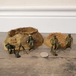 The Ultimate Soldier 1:32 & German Mortar Pit Wwii W/ 4 Figures !!! Used. Price: $50.00.