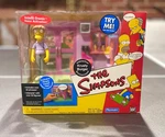 The Simpsons Interactive Krusty Burger Playset Squeaky Voice Teen Playmates Wos New. Price: $35.00.