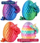 Rapean 8" 3D Printed Dragon Eggs, Easter Basket Stuffers For Kids And Teens, Uni New. Price: $14.72.