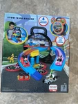 Disney Junior Mickey Mouse Stow Go Garage Playset, 14 Pieces New. Price: $34.00.