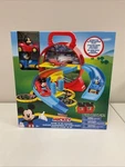 Disney Junior Mickey Stow Go Garage Figure And Vehicle 3+ New G47. Price: $15.99.