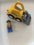 Playmobil 6775 1.2.3 Digger/front Loader With Driver - Missing Cargo Used. Price: $10.00.