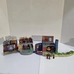 2001 Harry Potter Mattel Mini-play Sets-castle & Hagrid's Hut W/ Figures Used. Price: $39.95.