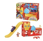 Disney Ironman Garage Action Figure Playset Toy New With Box. Price: $53.99.