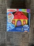 Melissa & Doug Blue's Clues You! Wooden Take-along House Shape Sorter Activity New. Price: $20.00.