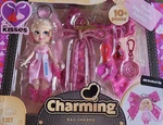 Hershey Kisses Charming Bag Charms And Doll Gift Set. New. Price: $16.99.