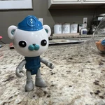 Octonauts Captain Barnacles Figure Gray 2010 Mattel Toy Action Rare Used. Price: $7.75.