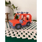 Bluey Buddies Heeler Family Road Trip 4WD Vehicle Toy Suv Orange Car Only Used. Price: $12.00.