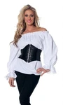 Underwraps White Black Tied Renaissance Long Sleeve Halloween Costume - Large New. Price: $14.99.