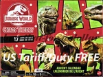 *new* Jurassic World Chaos Theory 2025 Advent Calendar-mattel-smoothie-brooklynn. Price: $199.99.