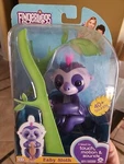 Fingerlings Interactive Purple Baby Sloth Pet Marge, 40+ Sounds, New, Wowwee. Price: $14.17.