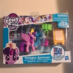 New My Little Pony Rainbow Dash Loves To Race Twilight Sparkle Study. Price: $25.00.