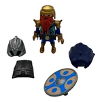 Playmobil Dwarf King Replacement Pieces 9344 Shield, Helmet, Chest Plate & Cape Used. Price: $13.65.