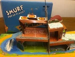 1983 Smurf Cardboard Pop-up Playset Sports Village #5167 Peyo Wallace Berrie Used. Price: $34.99.