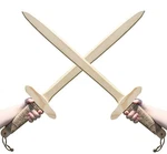 Adventure Awaits! Wooden Toy Sword For Kids With Jute Wrapped Handle 2 Pack... New. Price: $47.69.