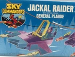 Kenner Sky Commanders Jackal Raider Vehicle & General Plague Figure Boxed-bags Used. Price: $139.00.