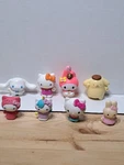 Lot 8 Hello Kitty Sanrio Figures Toys Cake Toppers My Melody Pompompurin Used. Price: $9.20.