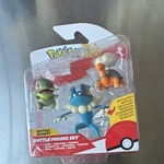 Jazwares Pok Mon Battle Figure Set Axew Frogadier Torkoal Articulated New. Price: $15.00.