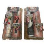 Two 1999 Star Wars Darth Maul & C-3PO Watches W/ Lightsaber Display Cases Nip New. Price: $27.00.