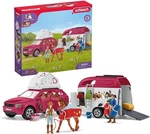Schleich 42535 Horse Adventures With Car And Trailer Play Set New. Price: $81.93.