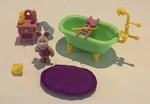 Vintage Mattel Winnie The Pooh Friendly Places Piglet's Bathroom Rare Green Used. Price: $20.17.