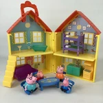Peppa Pig House Playset Family Figures Accessories Bundle Toy Lot Jazwares 2003 Used. Price: $50.96.