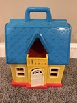 Vtg Illco Jim Henson Sesame Street Baby Muppet House Nursery Play Set #9014 Rare Used. Price: $30.00.