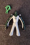 2008 Bandai Creation Chamber Ben 10 Dna Upgrade Alien Action Figure 2.5 Inch Used. Price: $20.00.