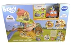 Vtech Toot Drivers Bluey Road Trip Playset Complete W/ Bonus Pieces Nib New. Price: $44.99.