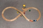 Learning Curve Thomas & Friends Wooden Railway Water Tower Figure 8 Set 2009 Euc Used. Price: $95.00.